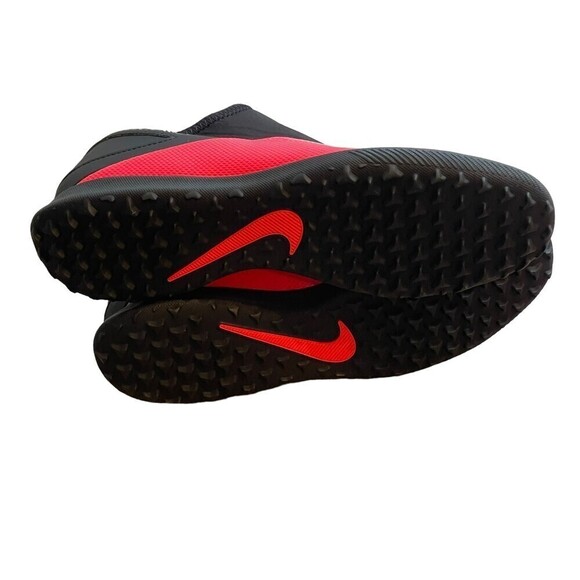 NIKE Youth Phantom Vision 2 Club Df Tf Football Slip-on Shoes Red Size 7 NWOT - Picture 4 of 16
